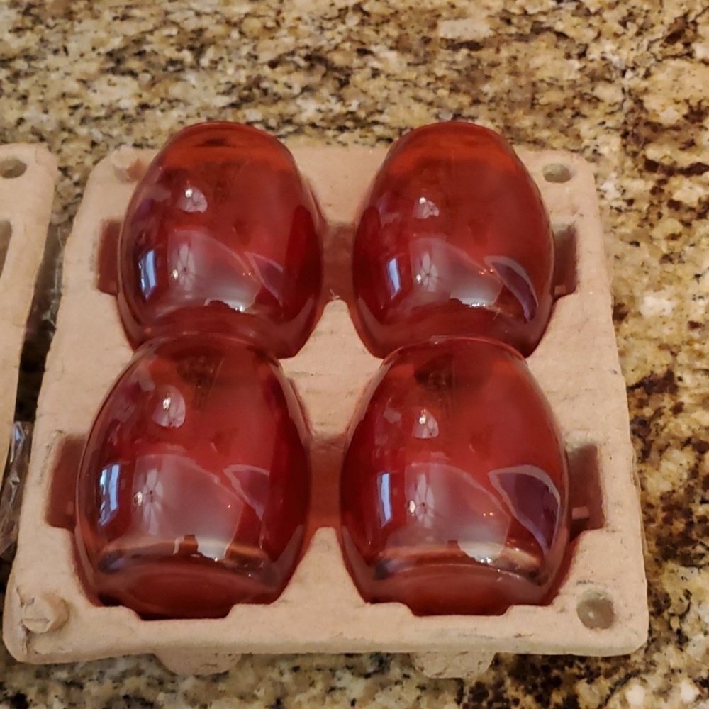 Joy Mangano Colored 4Pk Glass Vases